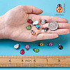 Transparent Flat Back Resin Cabochons CRES-TA0001-05-8