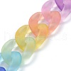 Transparent Acrylic Chains Bag Handles AJEW-BA00036-2