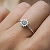 Brass Finger Rings for Women FS-WGD07B7-03-2