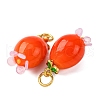 Handmade Lampwork Pendants LAMP-Z012-01G-05-2
