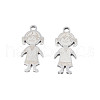 Non-Tarnish 201 Stainless Steel Pendants STAS-N091-144P-1