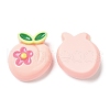 Opaque Resin Fruit Cabochons RESI-G072-02C-1