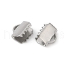 304 Stainless Steel Ribbon Crimp Ends STAS-E471-05H-P-2