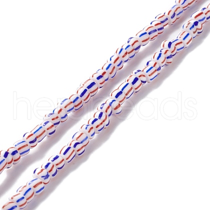 Handmade Lampwork Beads Strands BLOW-K001-01B-07-1