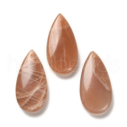 Natural Sunstone Pendants G-F731-04V-1