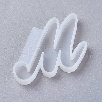 Letter DIY Silicone Molds X-DIY-I034-08M-1