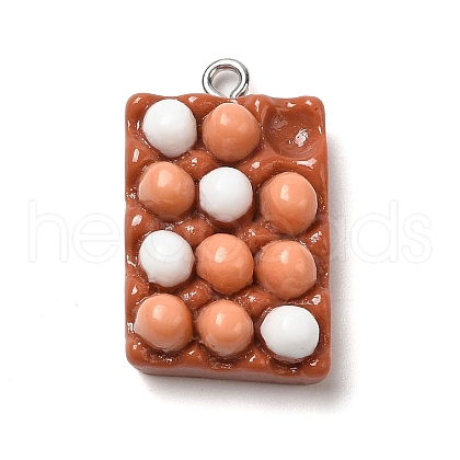 Cute Opaque Resin Pendants RESI-L038-12P-1