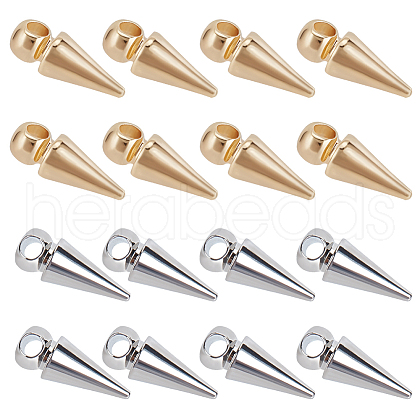 Beebeecraft 20Pcs 2 Colors Brass Charms KK-BBC0015-19-1