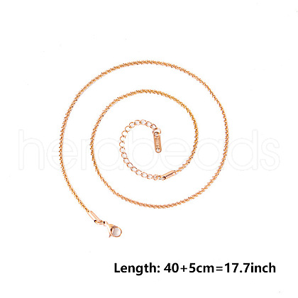 Unisex 304 Stainless Steel Chains Necklaces PX8317-3-1