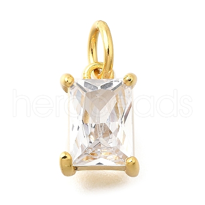 925 Sterling Silver Pave Clear Cubic Zirconia Charms STER-V001-02G-04-1