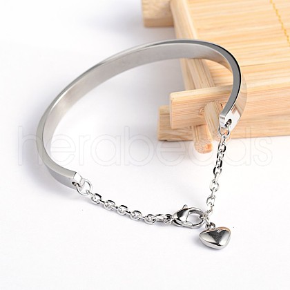Tarnish Resistant 304 Stainless Steel Bracelets BJEW-H0003-10A-1