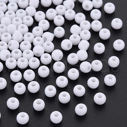 Opaque Acrylic Beads X-MACR-S371-11-A01-1