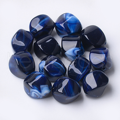 Acrylic Beads X-OACR-T007-08I-1