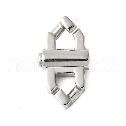 316 Surgical Stainless Steel Bayonet Clasps STAS-H234-08P-1