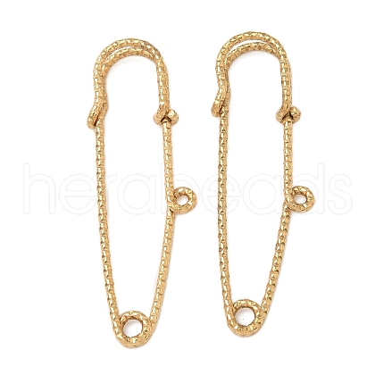 304 Stainless Steel Safety Pins Brooch Findings STAS-K252-11D-G-1