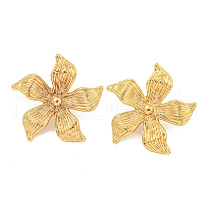 304 Stainless Steel Ear Studs EJEW-P282-02C-G-1