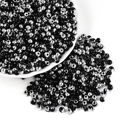 6/0 Half Plated Glass Beads SEED-N008-04B-1
