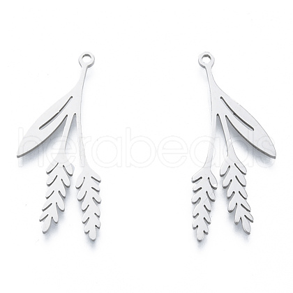 Non-Tarnish 201 Stainless Steel Pendants STAS-N090-LA971-1-1