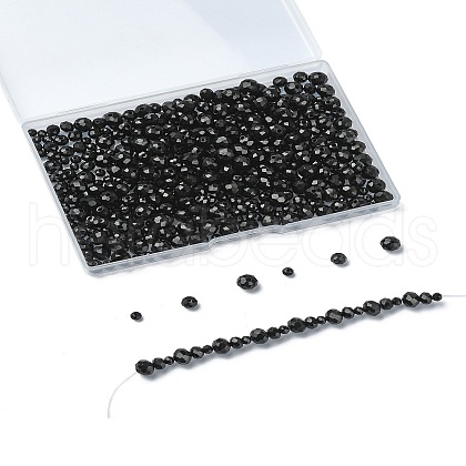 Electroplate Glass Beads Strands EGLA-YW0003-18B-1