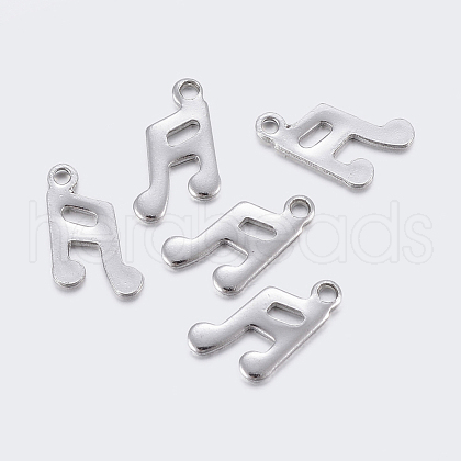 Tarnish Resistant 304 Stainless Steel Charms STAS-F159-64P-1