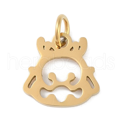 304 Stainless Steel Pendants STAS-L279-001G-05-1