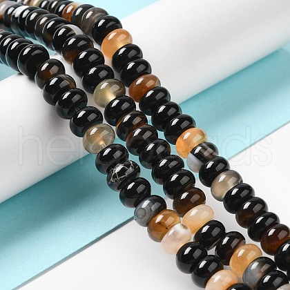 Natural Agate Beads Strands G-H295-C03-05-1