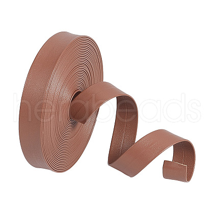 5M Flat PU Imitation Leather Cord LC-WH0009-09B-1
