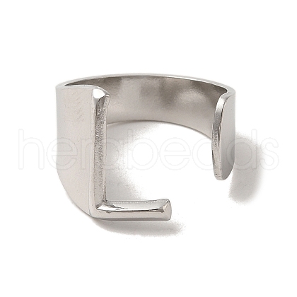 201 Stainless Steel Finger Rings RJEW-H223-04P-L-1