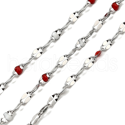 304 Stainless Steel Dapped Chains CHS-H036-01P-12-1