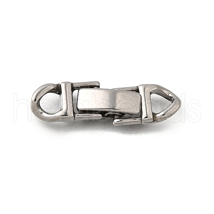 304 Stainless Steel Fold Over Clasps STAS-M119-05P-04-1