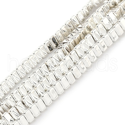 Electroplated Synthetic Non-Magnetic Hematite Beads Strands G-U003-03-1