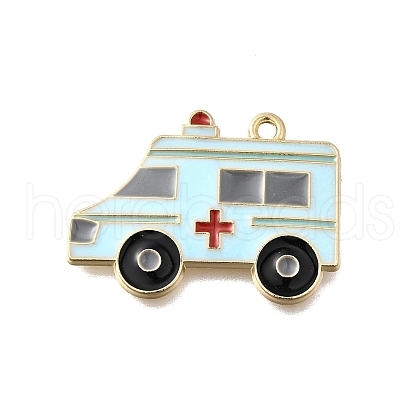 Medical Theme Alloy Enamel Pendants FIND-G090-02G-02-1