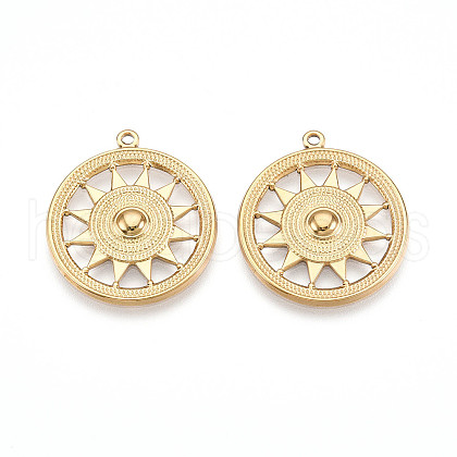 304 Stainless Steel Pendants STAS-N109-53G-1