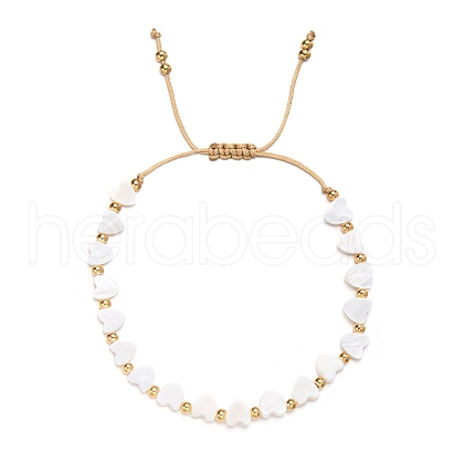 Adjustable Nylon Thread Braided Beads Bracelets PW-WG90D1E-04-1