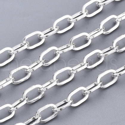 304 Stainless Steel Paperclip Chains CHS-N001-12S-1