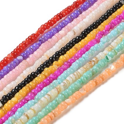 Natural Freshwater Shell Beads Strands SHEL-P017-01B-1
