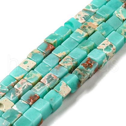 Synthetic Imperial Jasper Beads Strands G-C129-A13-01-1