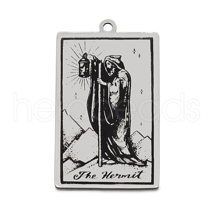 Non-Tarnish 201 Stainless Steel Pendants STAS-S105-LA211-9-1