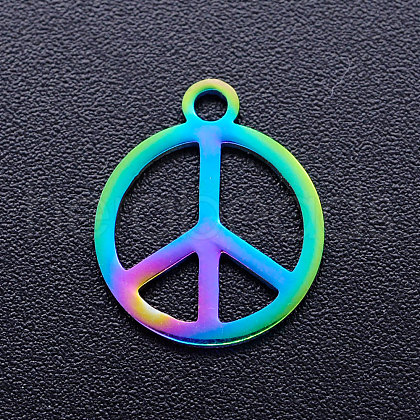 Ion Plating(IP) 304 Stainless Steel Charms STAS-Q201-JN183-1