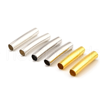 Brass Tube Beads KK-D040-12-1