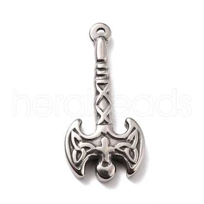Non-Tarnish 304 Stainless Steel Pendants STAS-B024-44P-1