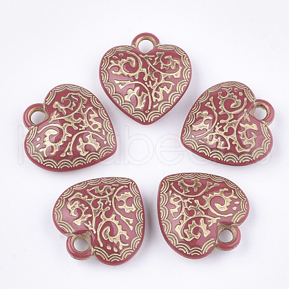 Plating Acrylic Pendants PACR-T008-01A-1
