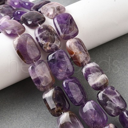 Natural Amethyst Beads Strands G-S386-A12-1