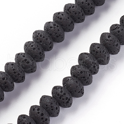 Natural Lava Rock Beads Strands G-F671-01A-14-1