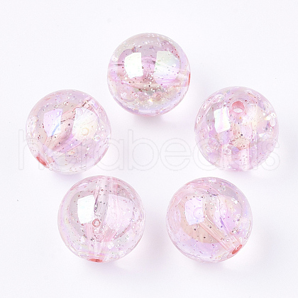 Transparent Acrylic Beads TACR-T006-01A-09-1
