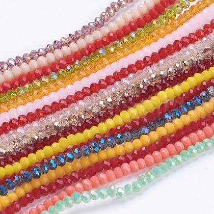 Glass Beads Strands GLAA-F078-1