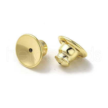 Rack Plating Brass Ear Nuts KK-G480-06G-1