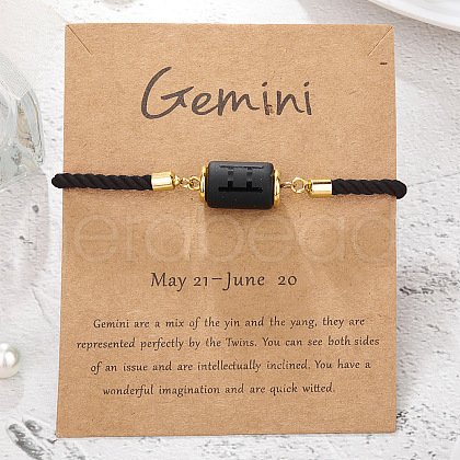 Luminous 12 Constellations Plastic Column Link Bracelets WG65E86-09-1