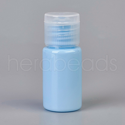 Macaron Color Empty Flip Cap Plastic Bottle Container MRMJ-WH0025-A-03-1