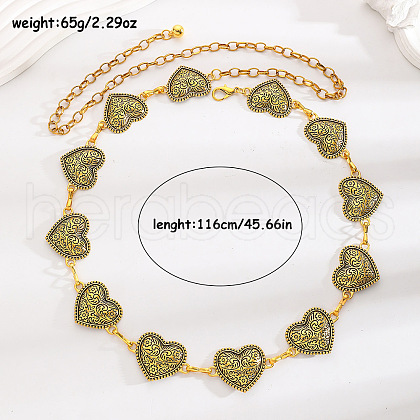 Bohemian Style Alloy Geometric Link Chain Waist Belly Chains FS-WG11763-01-1